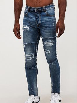 Glorious Gangsta Voltez Denim Jean - Mid Wash