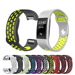 1 pcs Smart Watch Band for Fitbit Charge 2 Silicone Smartwatch Strap Soft Breathable Sport Band Replacement Wristband Lightinthebox