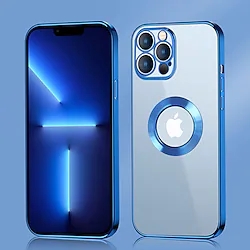 Phone Case For Apple Back Cover Plating Full Body Protective Compatible with MagSafe Solid Colored TPU Lightinthebox