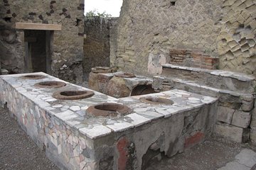 Transfer from Naples to Sorrento with stop at Herculaneum