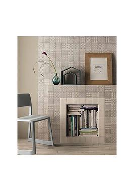 Topps Tiles Batik Pattern Beige 1M2 (Box Of 1 Tile)