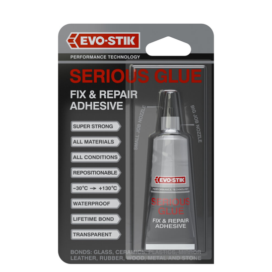 6 x Serious Glue 33g Super Strong Adhesive Evo-Stik 663565