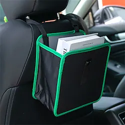 Car Seat Back Organizer, [Newest Leather] Universal Front Backseat Car Organizer, Ultra-Durable Foldable Hanging Car Backseat Organizer Lightinthebox