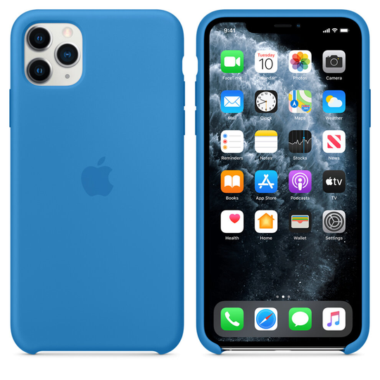 Apple Silicone Case for iPhone 11 Pro - Surf Blue - MY1F2ZM/A