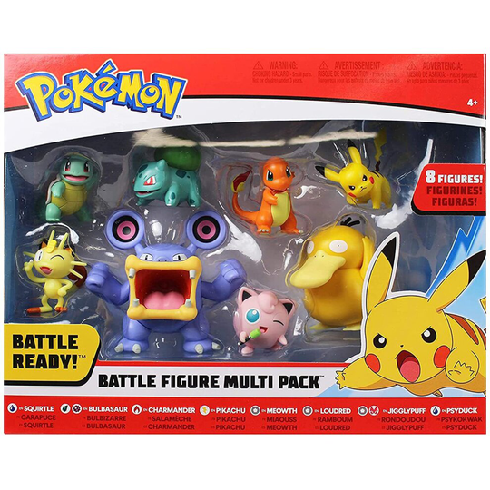 Pokémon Battle Ready 8pcs Figure Multipack Box Set
