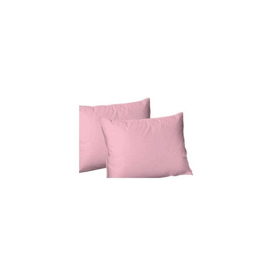 (4x Polycottn Pillowcases (Baby Pink)) 4x Pillowcases Luxury Fine Quality Poly Cotton Housewife Bed Room Pillow Covers Available in 20 colours