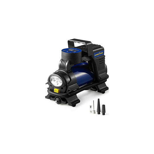 Goodyear GY900017 Portable Digital Tyre Compressor Pump Car Van Motorbike Bicycle Inflatables Air Bed