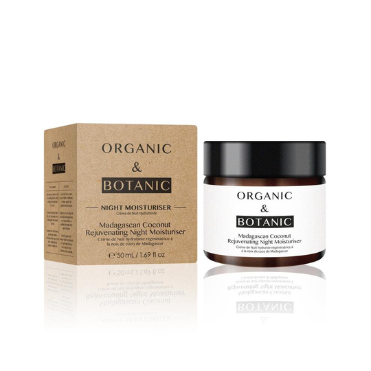 Organic and Botanic by Dr Botanicals Madagascan Coconut Rejuvenating Night Moisturiser 50ml