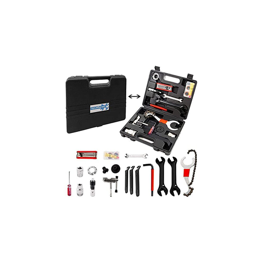 Bike Repair Tool Kit, 18/28PCS Bicycle Tool Set Professional Maintenance Tools Kitt for Mountain Bike Road Bikes, Complete Set with Storage Case