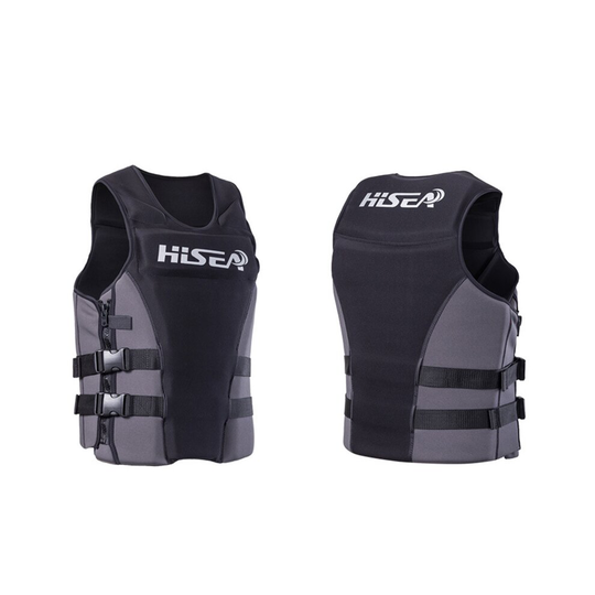 (L) Neoprene Adult Life Jacket Kayak Ski Buoyancy Aid Vest Sailing Boating Jacket
