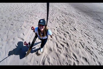 Sandboard lessons in the Dunes of Iquique