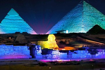 Cairo Layover Tours to Giza Pyramids, Sound and light