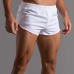 Men's Swim Shorts Swim Trunks Board Shorts Elastic Waist Solid Color Comfort Breathable Short Sports Outdoor Daily Bathing Stylish Casual / Sporty Black Pink Micro-elastic Lightinthebox