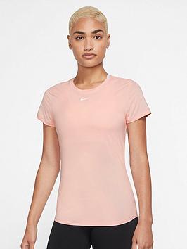 Nike The One Dri-Fit Slim Fit Tee - Pink