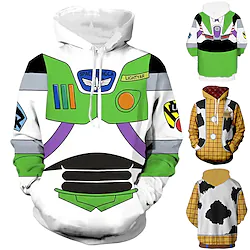Inspired by Toy Story Lightyear Woody Buzz Lightyear Hoodie Cartoon Manga Anime Graphic Street Style Hoodie For Men's Women's Unisex Adults' 3D Print 100% Polyester Lightinthebox