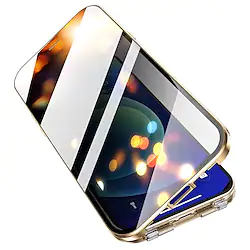 Phone Case for iPhone 13 Pro Max Privacy Case with Screen Protector Camera Lens Protector Anti Peep Shockproof Clear Phone Case Double-Sided Safety Buckle Lightinthebox