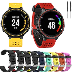 Smartwatch Band for Garmin Approach S20 S5 S6 Forerunner 235 235Lite 220 230 620 630 735XT Garmin Silicone Sport Band Fashion Soft Wrist Strap Lightinthebox