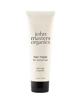 John Masters Organics Hair Mask For Normal Hair With Rose & Apricot 148Ml