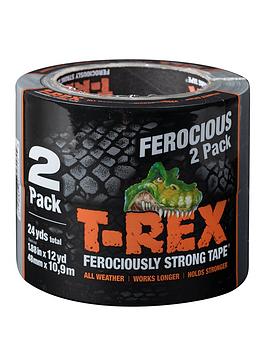 T-Rex 48Mm X 10.9M Grey Twin Pack Tape