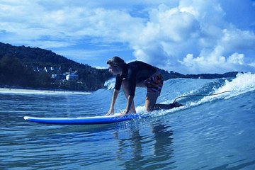Surfing on Kata Beach Phuket