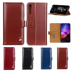 Phone Case For Samsung Galaxy Full Body Wallet Case Leather Flip S22 Ultra S21 S20 Plus S20 FE Galaxy M31 Prime A51 Note10 Lite Shockproof Flip Magnetic Solid Color PU Leather TPU Lightinthebox