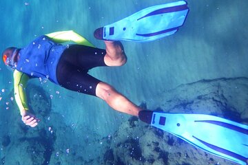 Guided snorkeling around Agia Napa Sea Caves