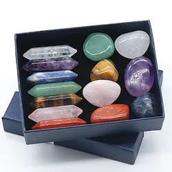 14pc Hexagonal Column Double Tip 7 Irregular 7 Set Gift Box Lightinthebox
