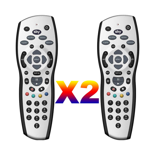 2 X SKY+HD SKY+ REMOTE REV10 SKY PLUS SKY +HD BOX + HD SET TOP BOX REPLACEMENT