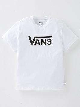 Vans Girls Flying V Crew T-Shirt - White