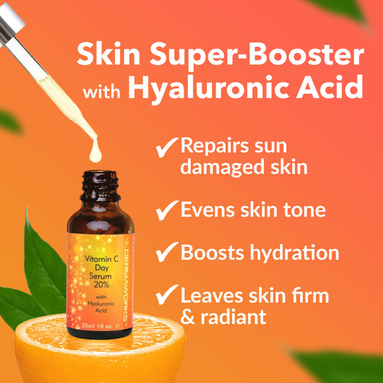 Vitamin C Face Serum 20% + Niacinamide & Hyaluronic Acid by Dermaworks