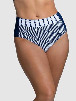 Miss Mary of Sweden Azur Bikini Brief - Navy Blue, Navy Blue, Size 12, Women