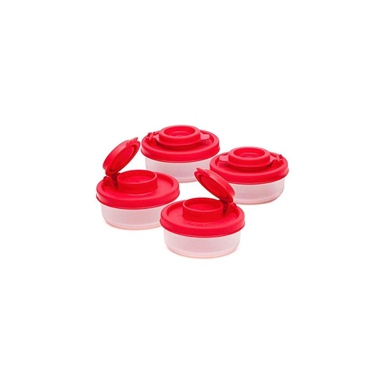 Salt and Pepper Pots Salt and Pepper Shakers in a Range of Sizes Non-Toxic Salt and Pepper Set for Home, Camping, Picnics, Lunch Boxes Tran