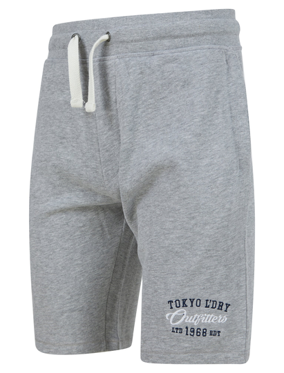 Jogger Shorts Moored Multi-Pocket Brushback Fleece Jogger Shorts in Light Grey Marl - Tokyo Laundry / S - Tokyo Laundry