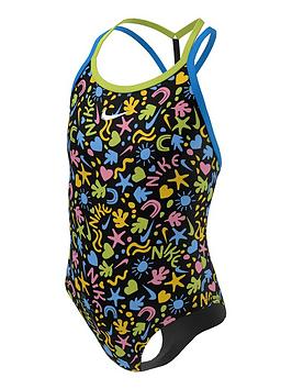Nike Fun Forest T-Crossback One Piece - Black