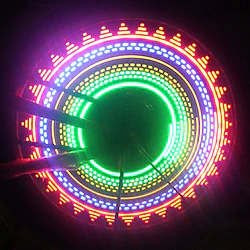 LED Bike Light Valve Cap Flashing Lights Wheel Lights Mountain Bike MTB Bicycle Cycling Waterproof Portable AAA Cycling / Bike / IPX-4 Lightinthebox