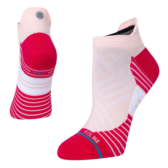 Stance Womens Cool Down Tab Performance Ankle Socks - Pink