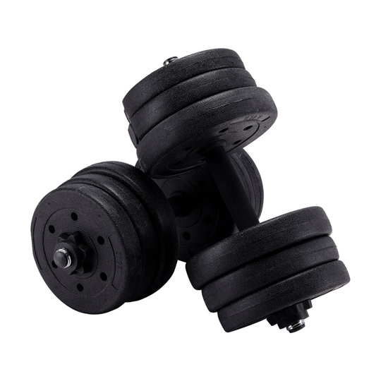 (20KG (10KG*2)) Dumbells Free Weight Dumbell Set Adjustable
