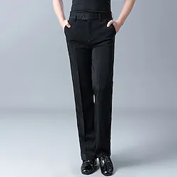 Latin Dance Pants Ruching Men's Training Performance High POLY Cotton Lightinthebox