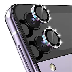 1 Pack Camera Lens Screen Protector for Samsung Galaxy Z Flip 4 Individual Anti Scratch Metal Tempered Glass Camera Cover for Galaxy Z Flip 4 5G Lightinthebox