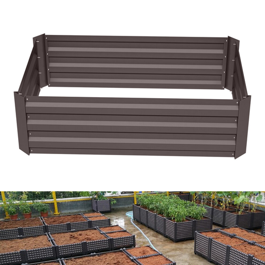 Garden Planter Raised Bed Outdoor Vegetable Plants Flowers Pots Box, S