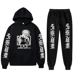 Inspired by Jujutsu Kaisen Gojo Satoru Hoodie Cartoon Manga Anime Harajuku Graphic Kawaii Pants For Men's Women's Unisex Adults' Hot Stamping 100% Polyester Lightinthebox