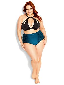 City Chic Azores Bikini Brief - Multi