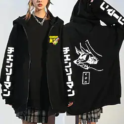 Inspired by Chainsaw Man Power Cartoon Manga Outerwear Anime Graphic Outerwear For Men's Women's Unisex Adults' 3D Print 100% Polyester Lightinthebox