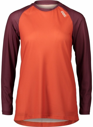 POC MTB Pure LS Jersey Propylene Red/Agate Red S