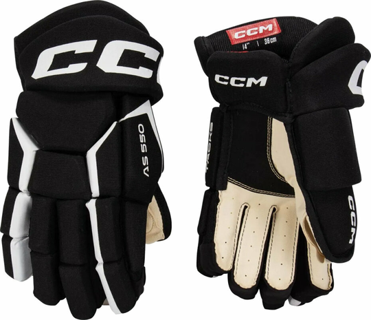 CCM Hockey Gloves Tacks AS 580 SR 15 Black/White