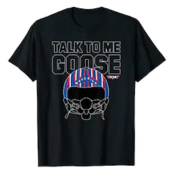 Inspired by Top Gun Maverick Helmet Talk To Me Goose T-shirt Cartoon Manga Anime Classic Street Style T-shirt For Men's Women's Unisex Adults' Hot Stamping 100% Polyester Lightinthebox