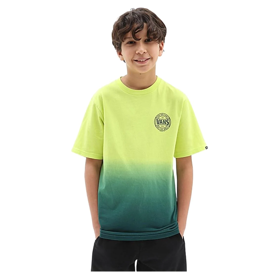 Vans Boys Dip Dye T-Shirt - Lime Punch/Deep Teal