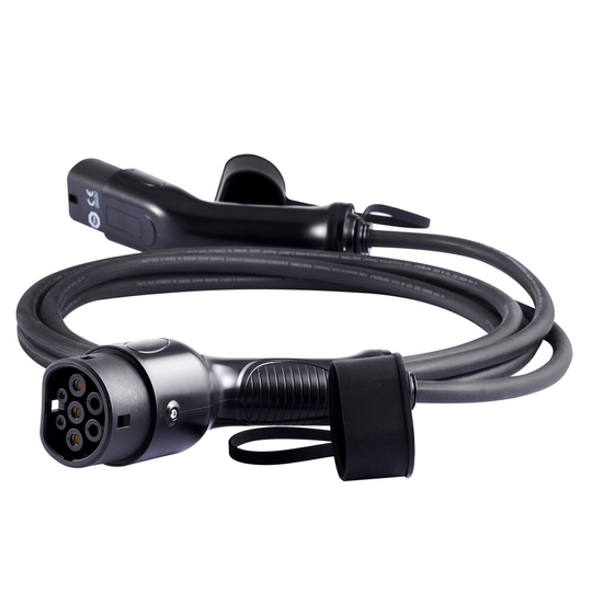 Type 2 to Type 2 EV Charging Cable 5m 32A 1 Phase Electric Car Charger
