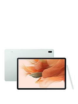 Samsung Galaxy Tab S7 Fe 12.4In Tablet - 128Gb, 5G, Light Green