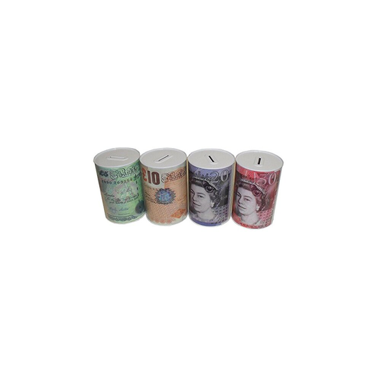 MONEY BOX Tin, Tinplate, Multi-colour, 15 x 10 x 10 cm